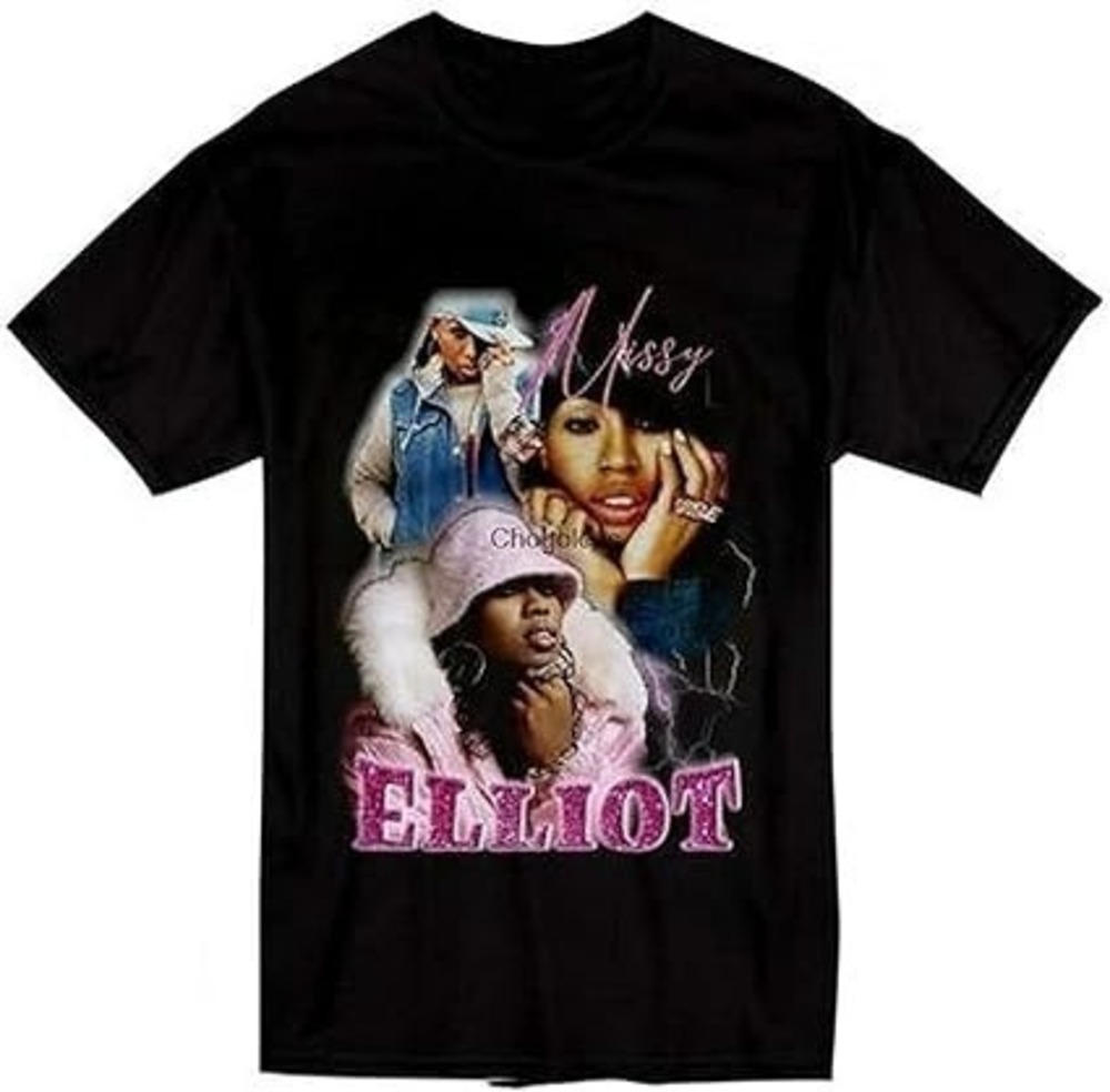 Missy -Elliott Rapper Hip Hop Unisex T-Shirt Black